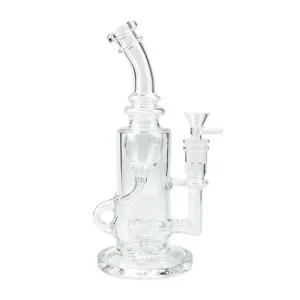 10″ 5mm Recycler Blaze Glass
