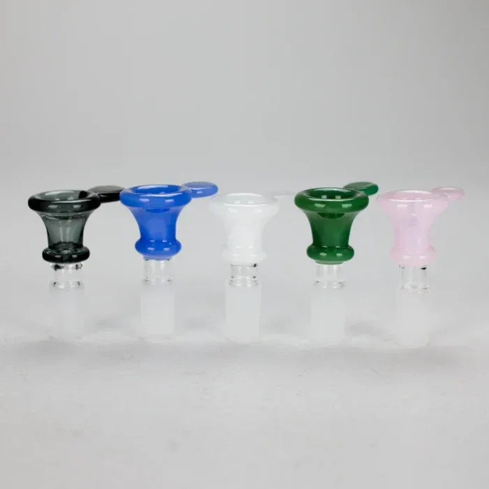 14mm Cone Shape Glass Bowl w/ Handle