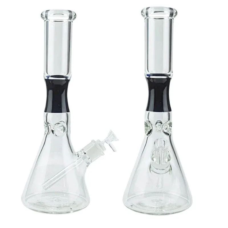 14″ 7mm Beaker Bong w/ Coloured Neck - Image 2