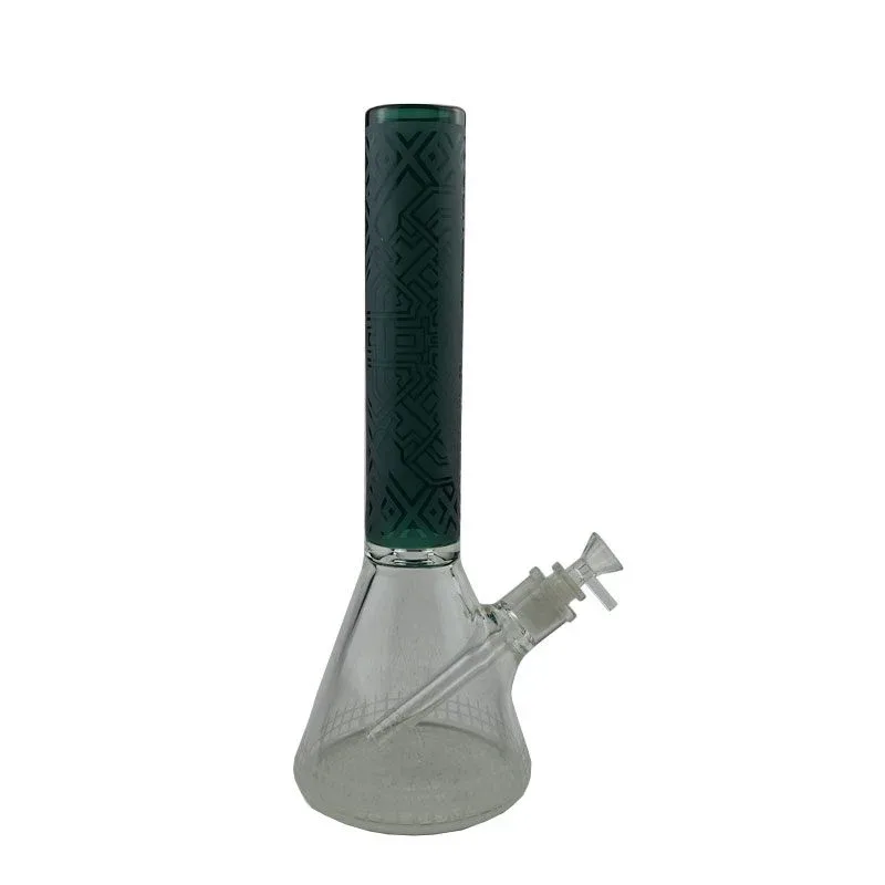 14″ 7mm Deep Sand Blasting Beaker w/ Colour Top - Image 2