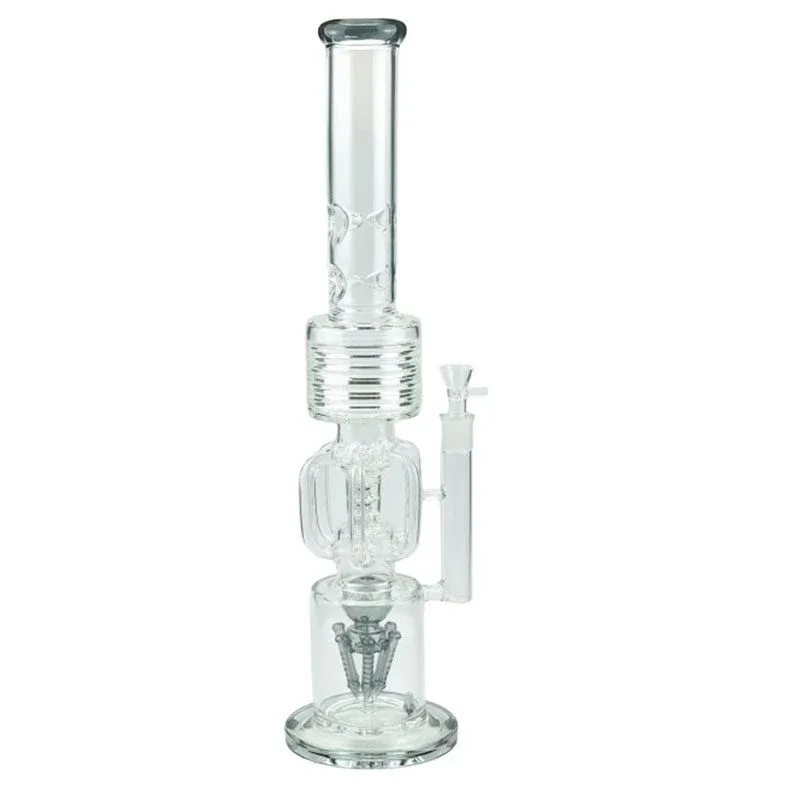 20″ 5mm Rocket Peculator Glass Bong - Image 2
