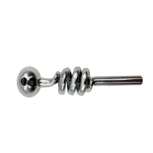 6″ Electroplated Scrawl Glass Bubble Pipe