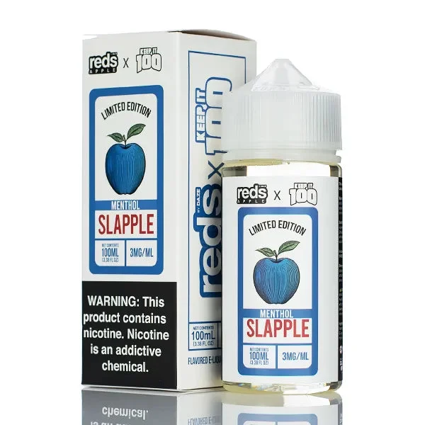 7 Daze Reds Apple x Keep It 100 – Slapple Menthol – 100ml