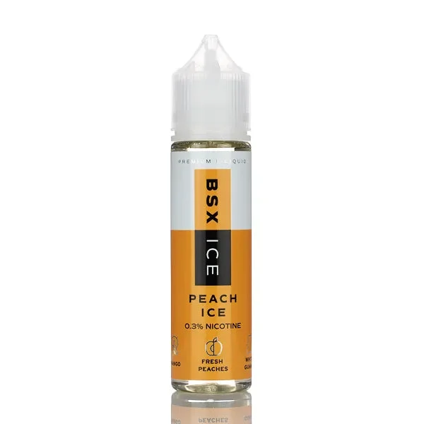 BSX Vapor E-liquid – Peach Ice – 60ml - Image 2