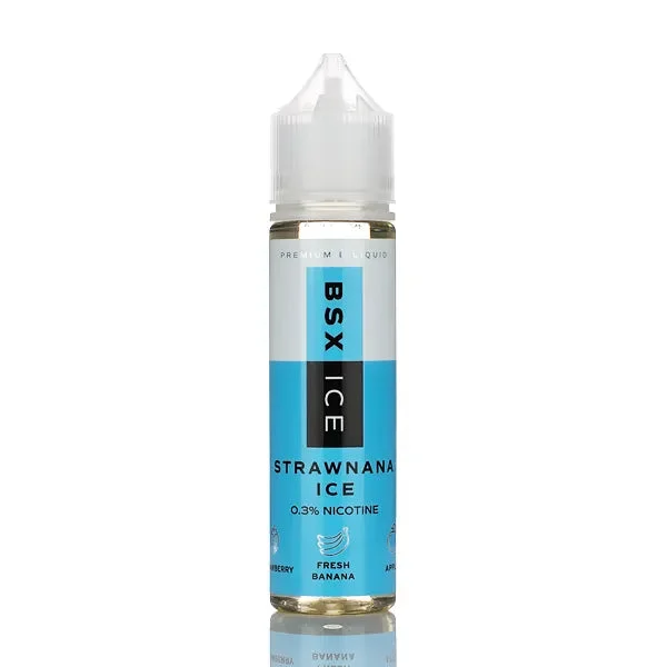 BSX Vapor E-liquid – Strawnana Ice – 60ml - Image 2