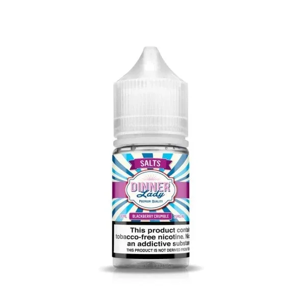 Dinner Lady TFN Salt Nicotine - Blackberry Crumble | 30mL