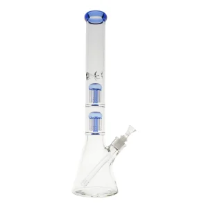 Double Colored Tree Perc Beaker - 18in