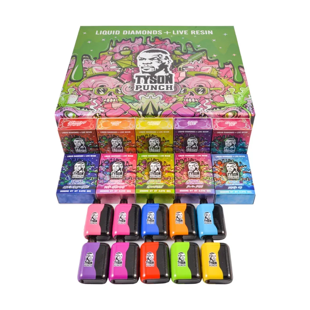 Empty 2g Tyson Punch Disposable Vape with Starry Screen