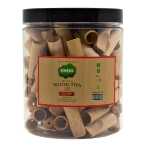 Endo Wood Tips Jar 120CT