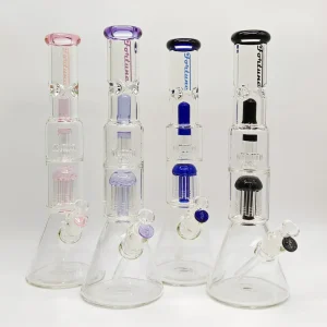 Fortune - 16" 7mm Double-Disk Percolator Beaker