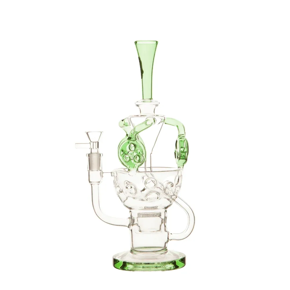 Haute - 12" Crater Hollow Tri-Support Bong