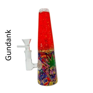 Lava Smoke Glycerin Water Pipe W/Led