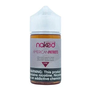 Naked 100 Free Base E-liquid - American Patriots | 60mL