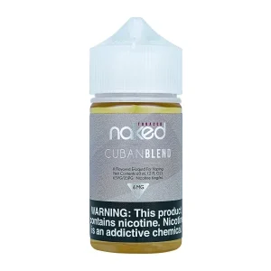 Naked 100 Free Base E-liquid - Cuban Blend | 60mL
