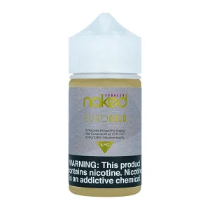 Naked 100 Free Base E-liquid - Euro Gold | 60mL