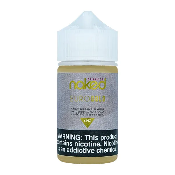 Naked 100 Free Base E-liquid - Euro Gold | 60mL
