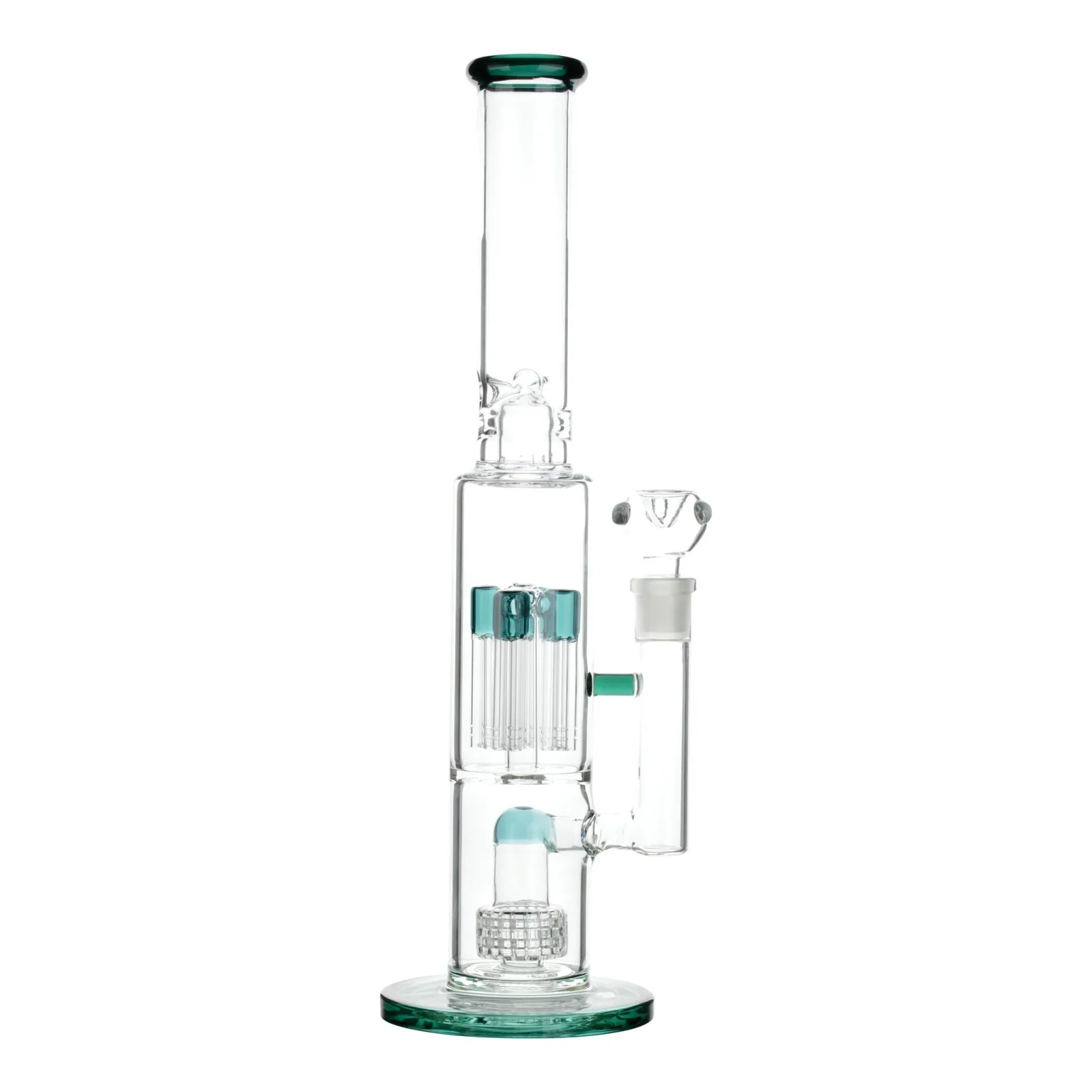 Quad Octo Perc Bong - 17in - Image 2
