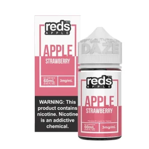 Reds Apple Free Base Nicotine - Apple Strawberry | 60mL