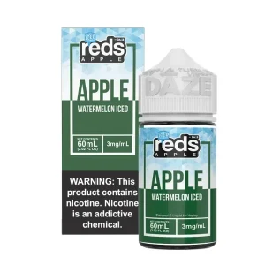 Reds Apple Free Base Nicotine - Apple Watermelon ICED | 60mL