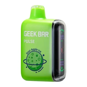 Sour Apple Ice Geek Bar Pulse - Vapeoutletus Online Vape Store