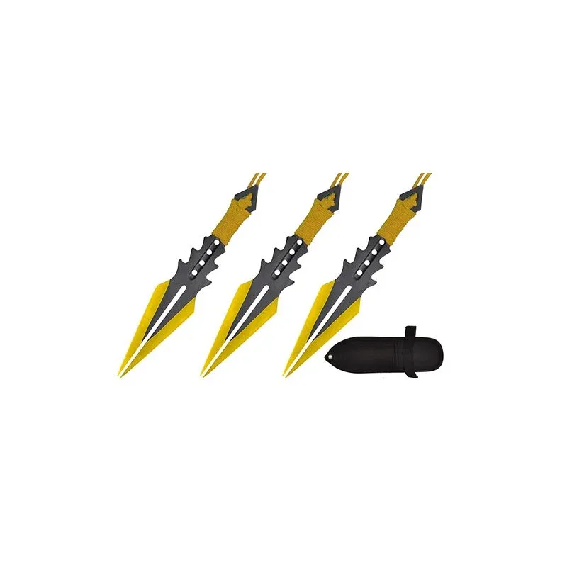 Sting Trio Split Blade Throwing Knife Set
