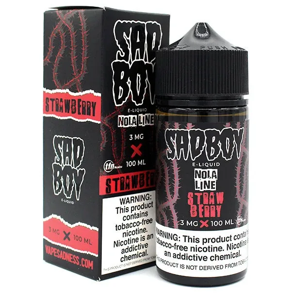 Strawberry Nola - 3mg - Sadboy - 100mL