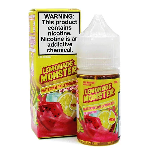 Watermelon Lemonade - 48mg - Lemonade Monster Salts - 30mL