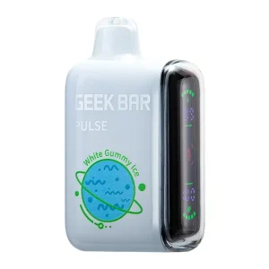 White Gummy Ice Geek Bar Pulse - Vapeoutletus Online Vape Store