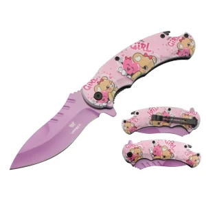 Xtreme - 8.4″ Pink Fury Tactical Pocket Knife