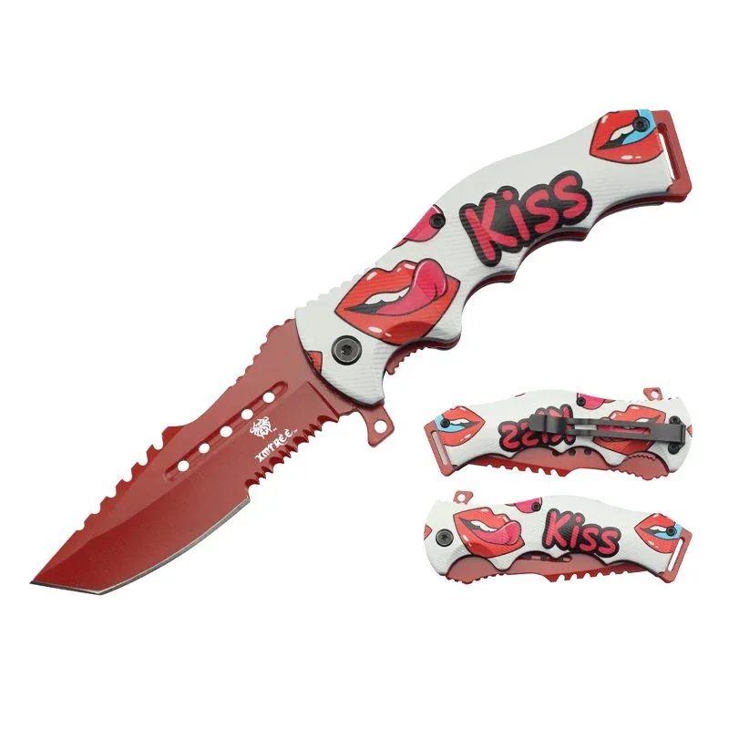 Xtreme - 8″ Kiss Kiss Foldable Pocket Knife