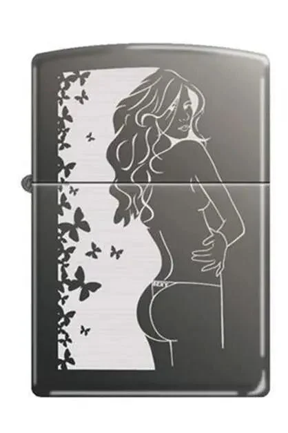 Zippo Lighter - Cindy Black Ice